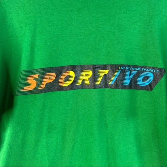 Sportivo T-shirt vintage Green Graphic Men's T-Shirt - Picture 5 of 10